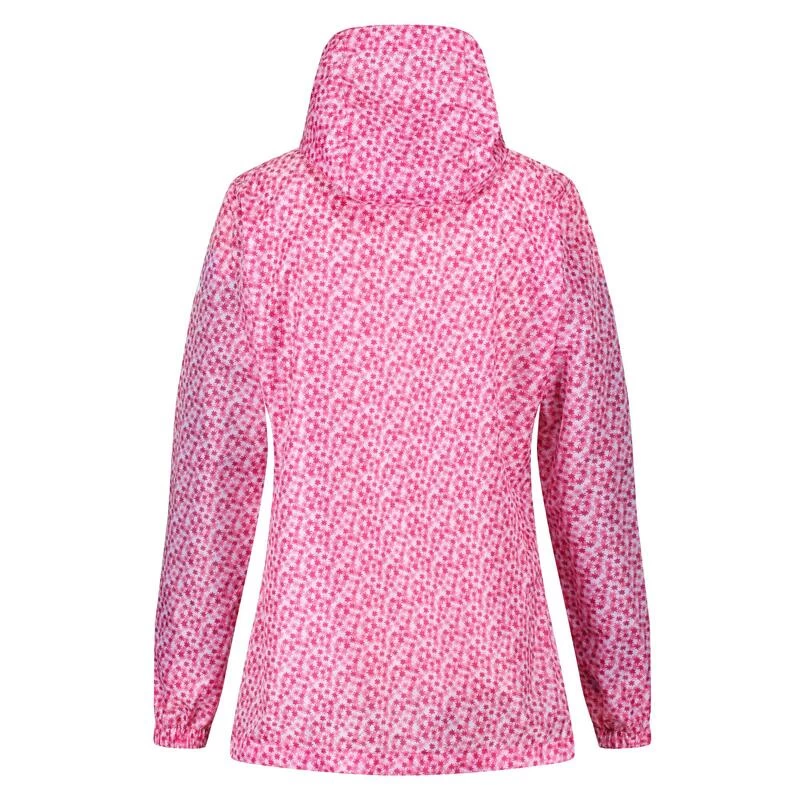 Regatta Printed Pack-It Dames Hiking Waterdichte Jas - Roze Bloemenprint 7 Regatta Printed Pack-It Dames Hiking Waterdichte Jas - Roze Bloemenprint - Afbeelding 5