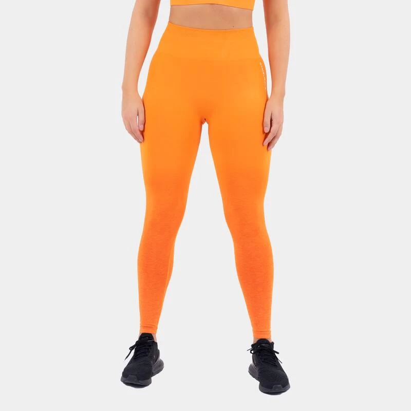 Seamless Ombre Scrunch Leggings - Oranje 5 Seamless Ombre Scrunch Leggings - Oranje - Afbeelding 3
