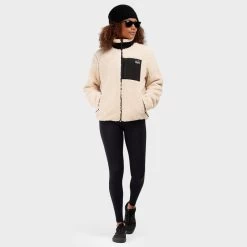Sherpa Jas Wintersport SIROKO Levi-W Beige Dames -Kleding Verkoop sherpa jas wintersport siroko levi w beige dames 3