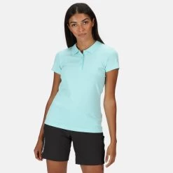 Regatta Sinton Dames Fitness T-shirt - Lichtblauw -Kleding Verkoop sinton dames fitness t shirt lichtblauw 4