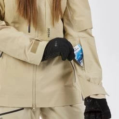 WEDZE Ski-jas Voor Freeride Dames JKT SKI FR900 -Kleding Verkoop ski jas voor dames fr900 beige 8
