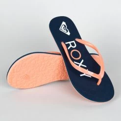 Roxy Slippers Voor Dames To The Sea Indigoblauw -Kleding Verkoop slippers voor dames to the sea indigoblauw 3