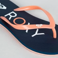 Roxy Slippers Voor Dames To The Sea Indigoblauw -Kleding Verkoop slippers voor dames to the sea indigoblauw 4