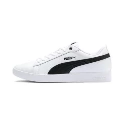 Puma Smash Wns V2 L Wit Dames Lifestyle -Kleding Verkoop smash wns v2 l white blac dames lifestyle sneaker puma white puma black 2