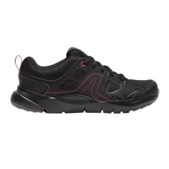 Sneakers Voor Sportief Wandelen Dames HW 100 Zwart / Roze