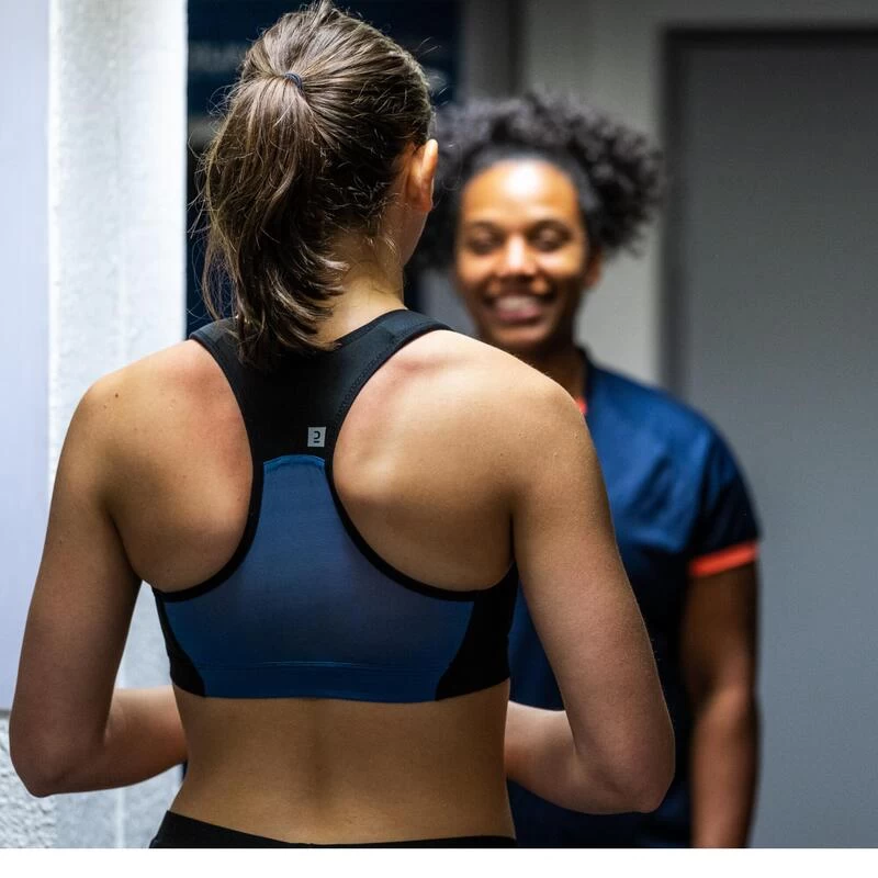 Sportbeha Voor Rugby R500 Zwart/blauw 16 Sportbeha Voor Rugby R500 Zwart/blauw - Afbeelding 14