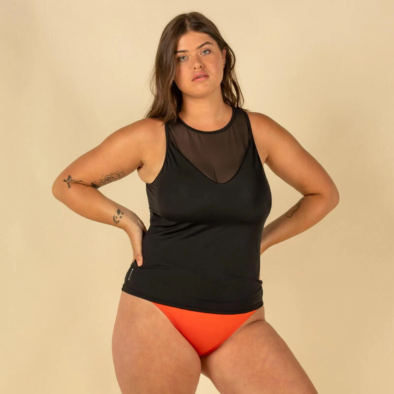 Tankini Top Mai Effen Zwart Uitneembare Pads 4 Tankini Top Mai Effen Zwart Uitneembare Pads - Afbeelding 2