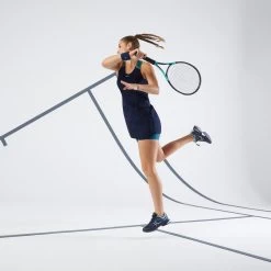 Artengo Tennisjurk Voor Dames Dry -Kleding Verkoop tennisjurk voor dames dry diepblauw en turquoise 5