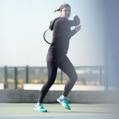 Artengo Tennissweater Met Capuchon Voor Dames Dry 900 -Kleding Verkoop tennissweater met capuchon voor dames dry 900 zwart 5