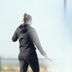 Artengo Tennissweater Met Capuchon Voor Dames Dry 900 -Kleding Verkoop tennissweater met capuchon voor dames dry 900 zwart 6