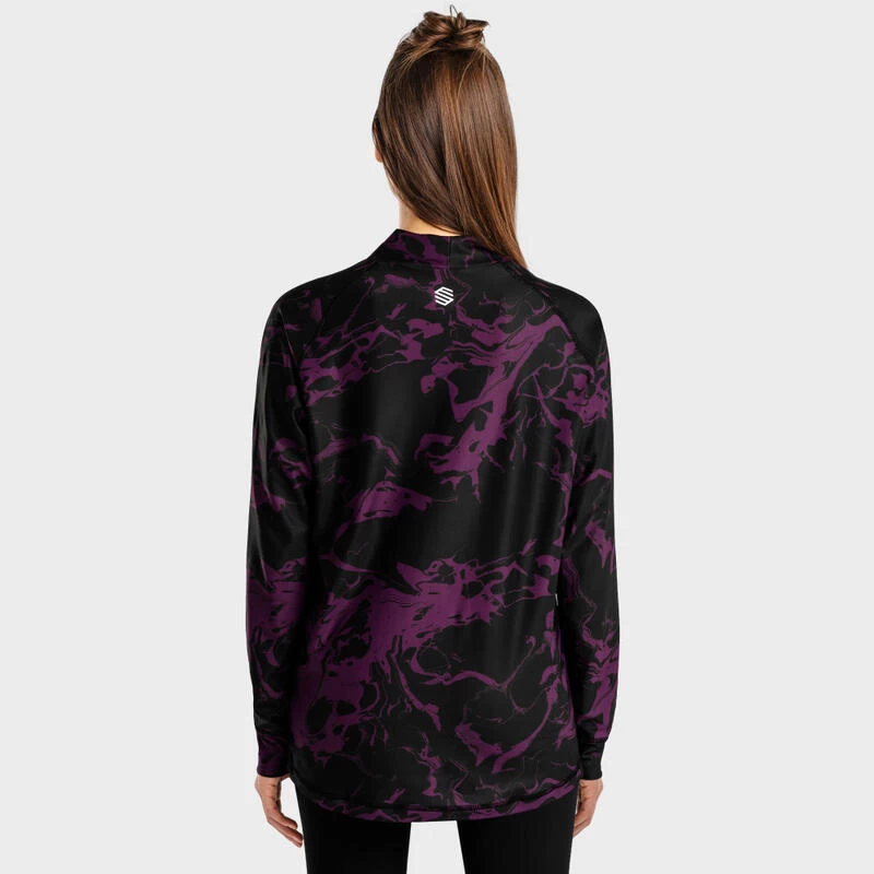 Thermisch Ondershirt Wintersport SIROKO Slush-W Grape Zwart Dames 4 Thermisch Ondershirt Wintersport SIROKO Slush-W Grape Zwart Dames - Afbeelding 2