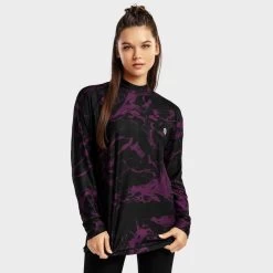 Thermisch Ondershirt Wintersport SIROKO Slush-W Grape Zwart Dames