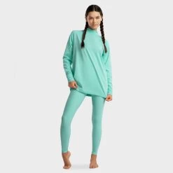 Thermisch Ondershirt Wintersport SIROKO Slush-W Turquoise Turquoise Dames -Kleding Verkoop thermisch ondershirt wintersport siroko slush w turquoise turquoise dames 3