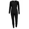 Thermoset Dames | Thermoshirt + Thermobroek | Zwart 1 Thermoset Dames | Thermoshirt + Thermobroek | Zwart -Kleding Verkoop thermoset dames thermoshirt thermobroek zwart