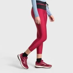Tight Voor Trail Running Dames 7/8-lengte Frambozenrood 18 Tight Voor Trail Running Dames 7/8-lengte Frambozenrood -Kleding Verkoop tight voor trail running dames 78 lengte frambozenrood 3