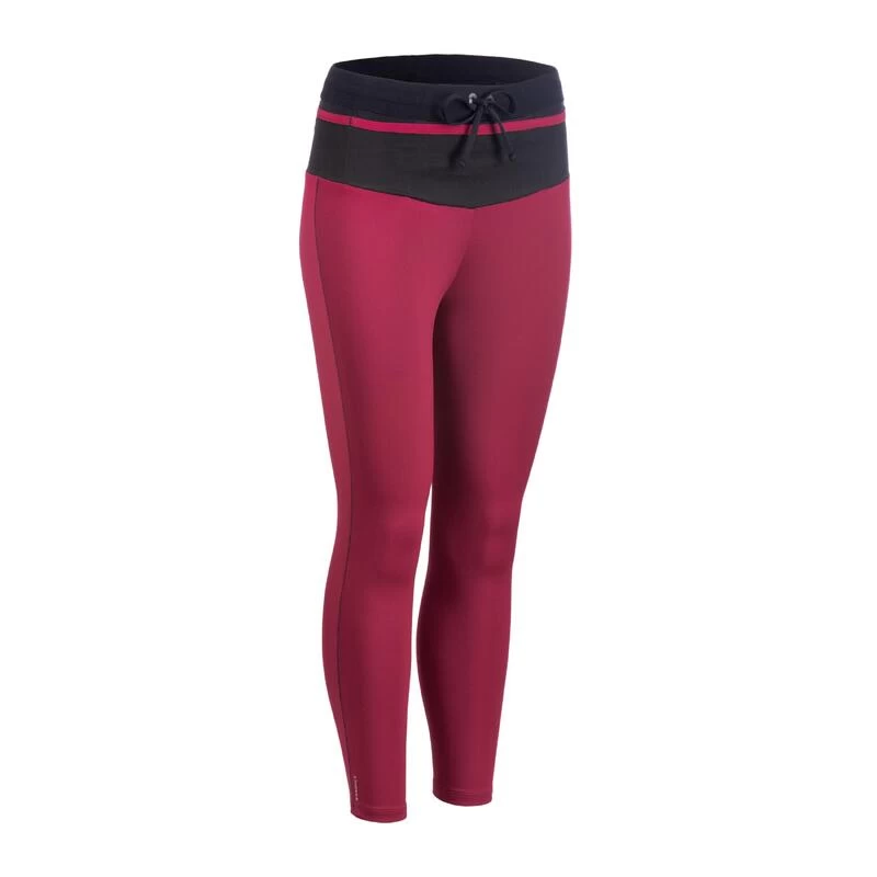 Tight Voor Trail Running Dames 7/8-lengte Frambozenrood 3 Tight Voor Trail Running Dames 7/8-lengte Frambozenrood