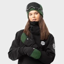 Wanten Wintersport SIROKO Pitztal Green Zwart Heren -Kleding Verkoop wanten wintersport siroko pitztal green zwart heren 3