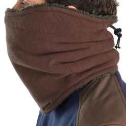 WARME EN OMKEERBARE NEKWARMER IN GEMOLTONNEERDE FLEECE VOOR DE JACHT 500 -Kleding Verkoop warme en omkeerbare nekwarmer in gemoltonneerde fleece voor de jacht 500 2