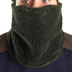 WARME EN OMKEERBARE NEKWARMER IN GEMOLTONNEERDE FLEECE VOOR DE JACHT 500 -Kleding Verkoop warme en omkeerbare nekwarmer in gemoltonneerde fleece voor de jacht 500 5