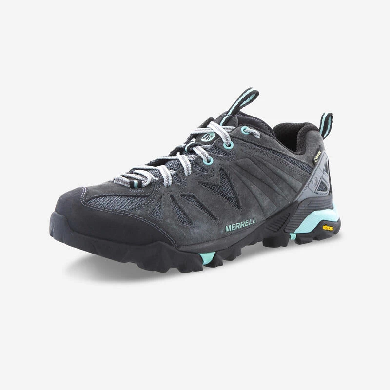 Merrell Waterdichte Bergwandelschoenen Voor Dames Capra Grijs/oranje 3 Merrell Waterdichte Bergwandelschoenen Voor Dames Capra Grijs/oranje