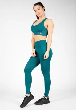 Gorilla Wear Yava Seamless Sports Bra Green -Kleding Verkoop yava seamless sports bra green 2