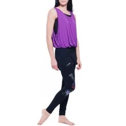 Yoga Flow Tanktop Met Geïntegreerde Beha - Yoga Top Fushia -Kleding Verkoop yoga flow tanktop met geintegreerde beha yoga top fushia 2
