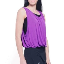 Yoga Flow Tanktop Met Geïntegreerde Beha - Yoga Top Fushia