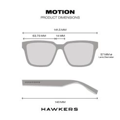 HAWKERS Zonnebrillen Voor Mannen En Vrouwen POLARIZED MOTION Black -Kleding Verkoop zonnebrillen voor mannen en vrouwen polarized motion black 5